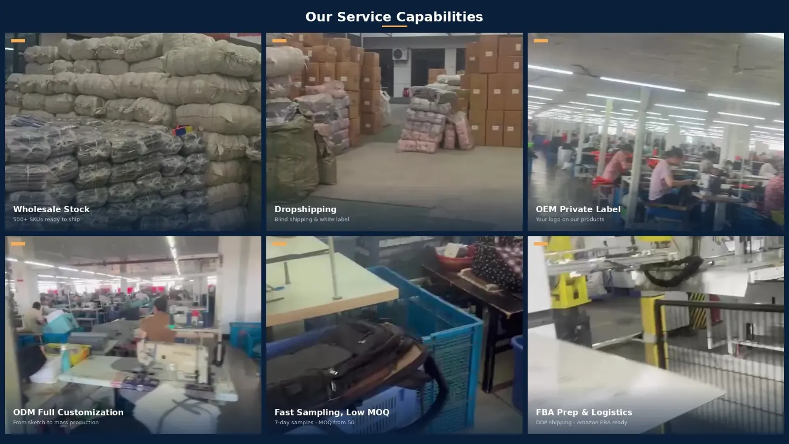 Our Service Capabilities